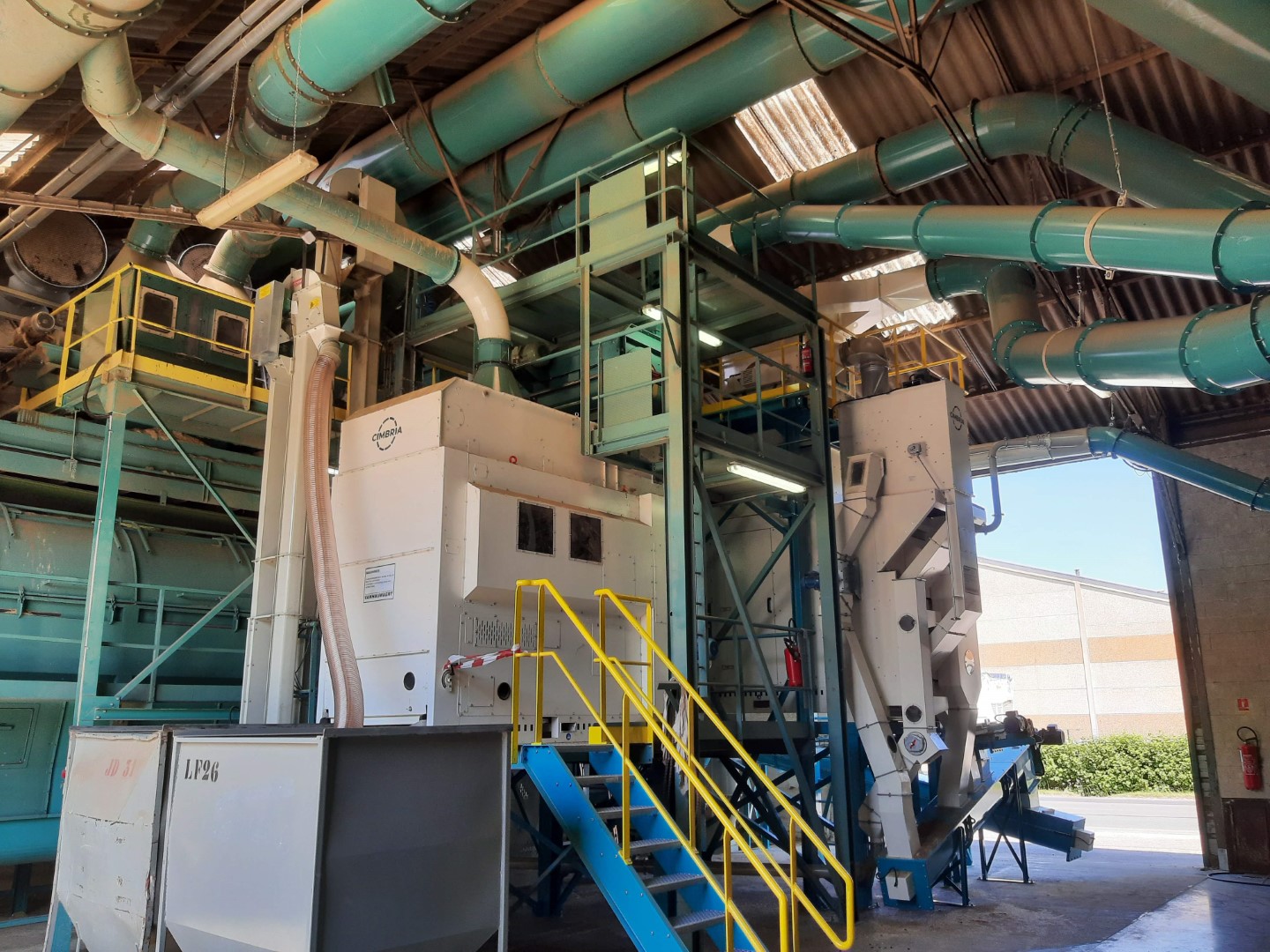 Zaad- en leemreiniging installaties - reinigingsapparatuur voor vezelverwerkingsindustrie